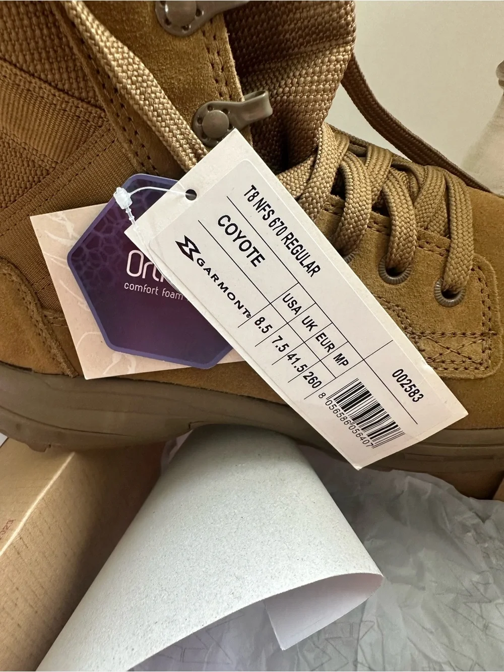 Tactical Field Boots - Tan Suede Men's Boots